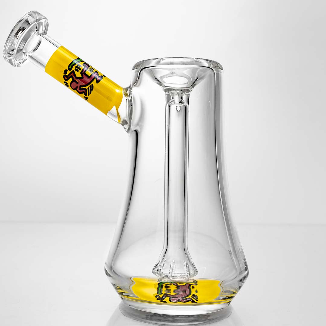 K. Haring Glass Glass Bubbler Bongs