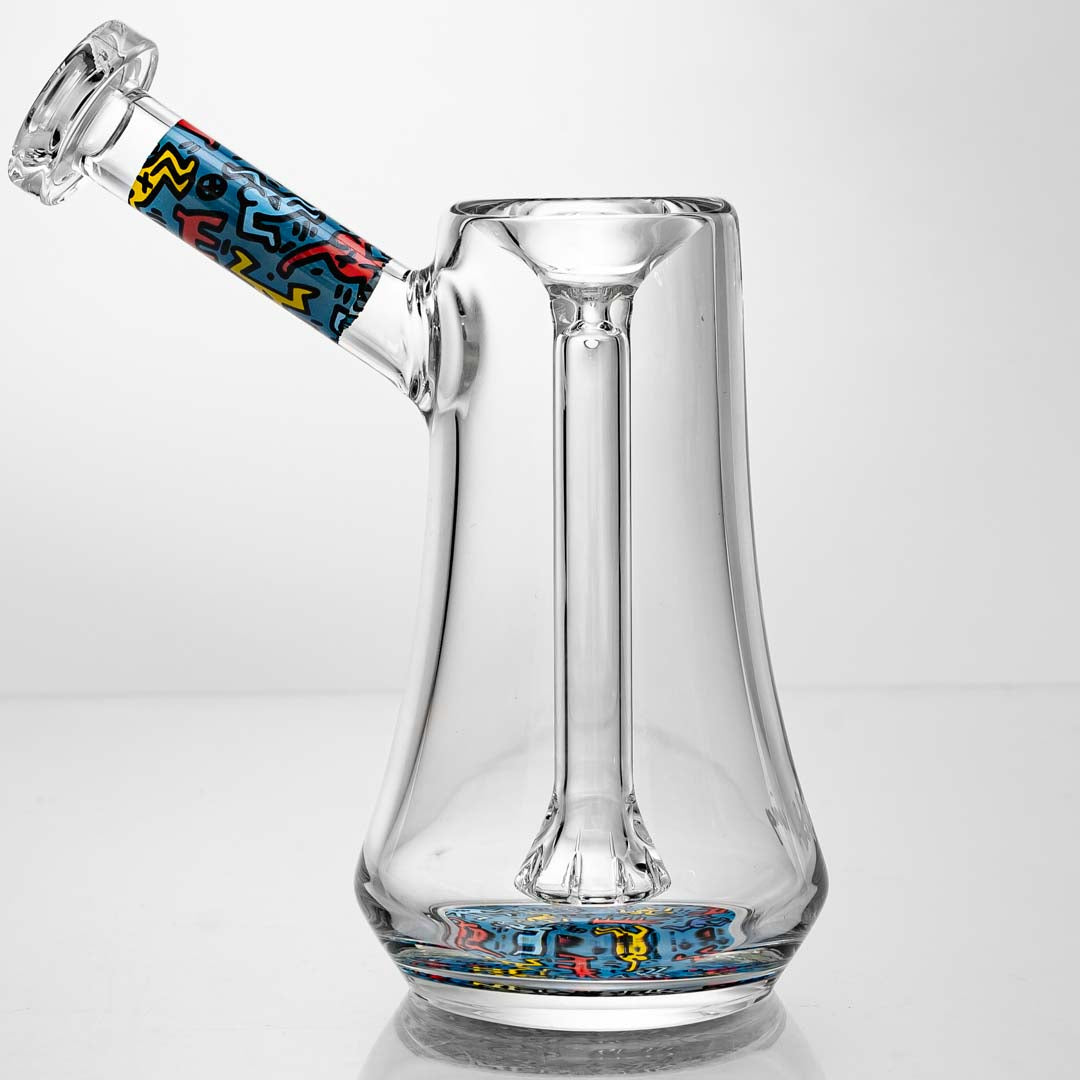 K. Haring Glass Glass Bubbler Bongs