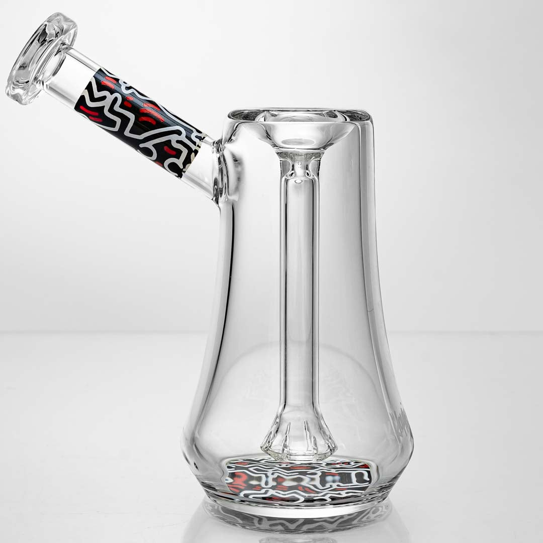 K. Haring Glass Glass Bubbler Bongs