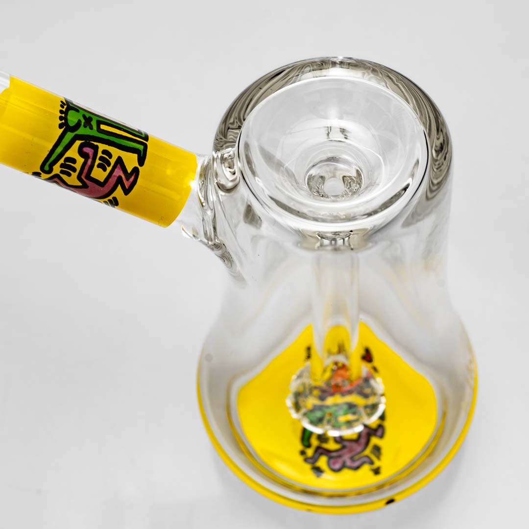 K. Haring Glass Glass Bubbler Bongs