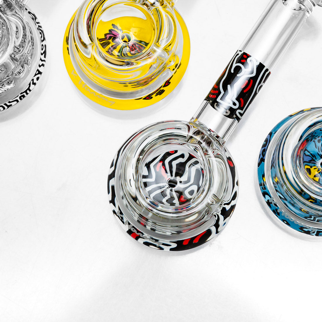 K. Haring Glass Spoon Pipes