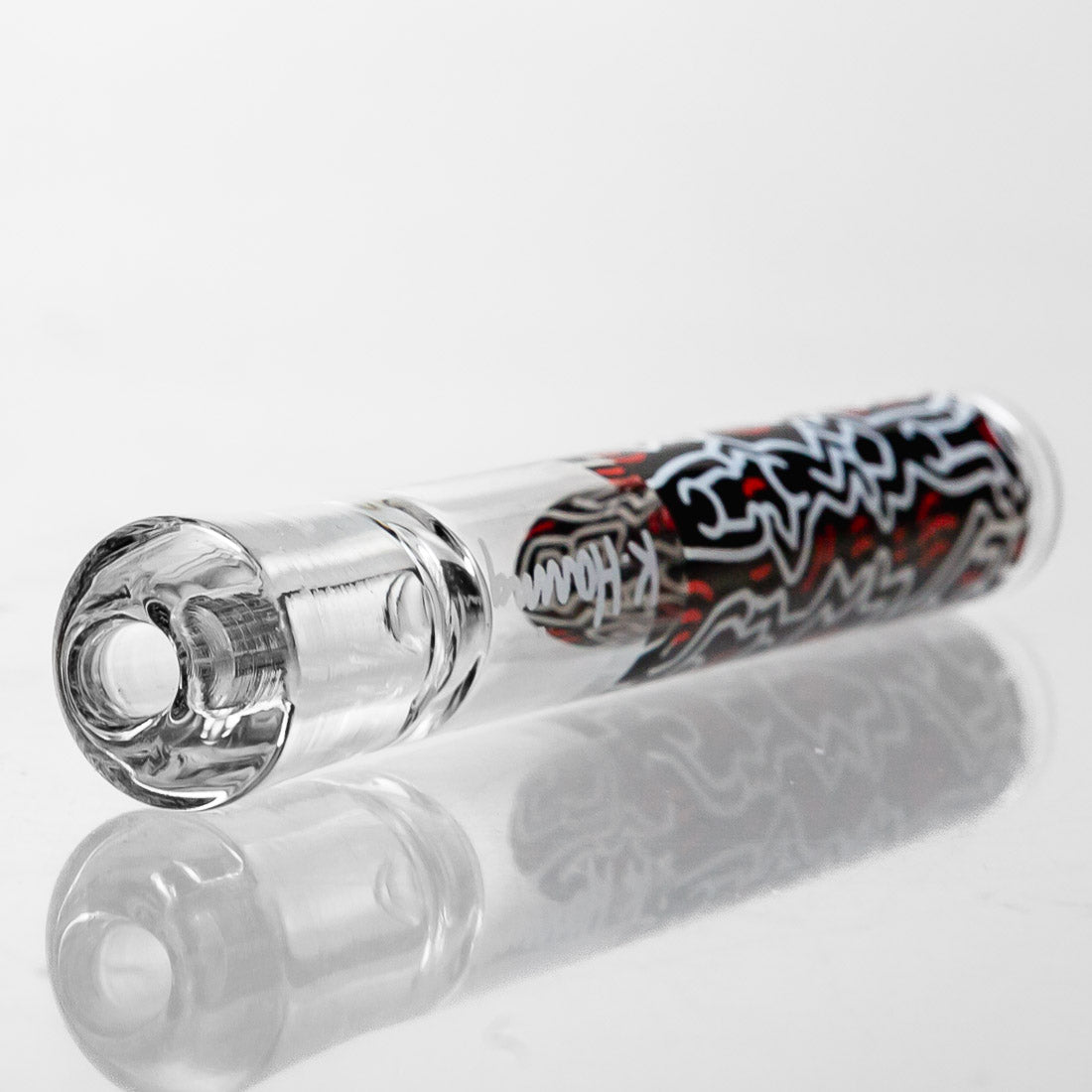 Keith Haring Glass Taster Chillum Onie Pipes