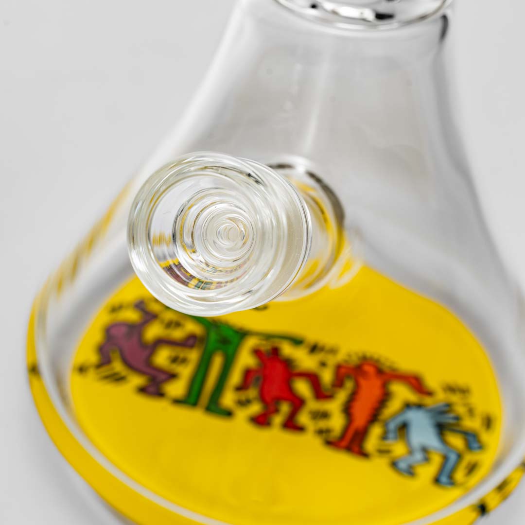 K. Haring Glass Mini Glass Water Pipe