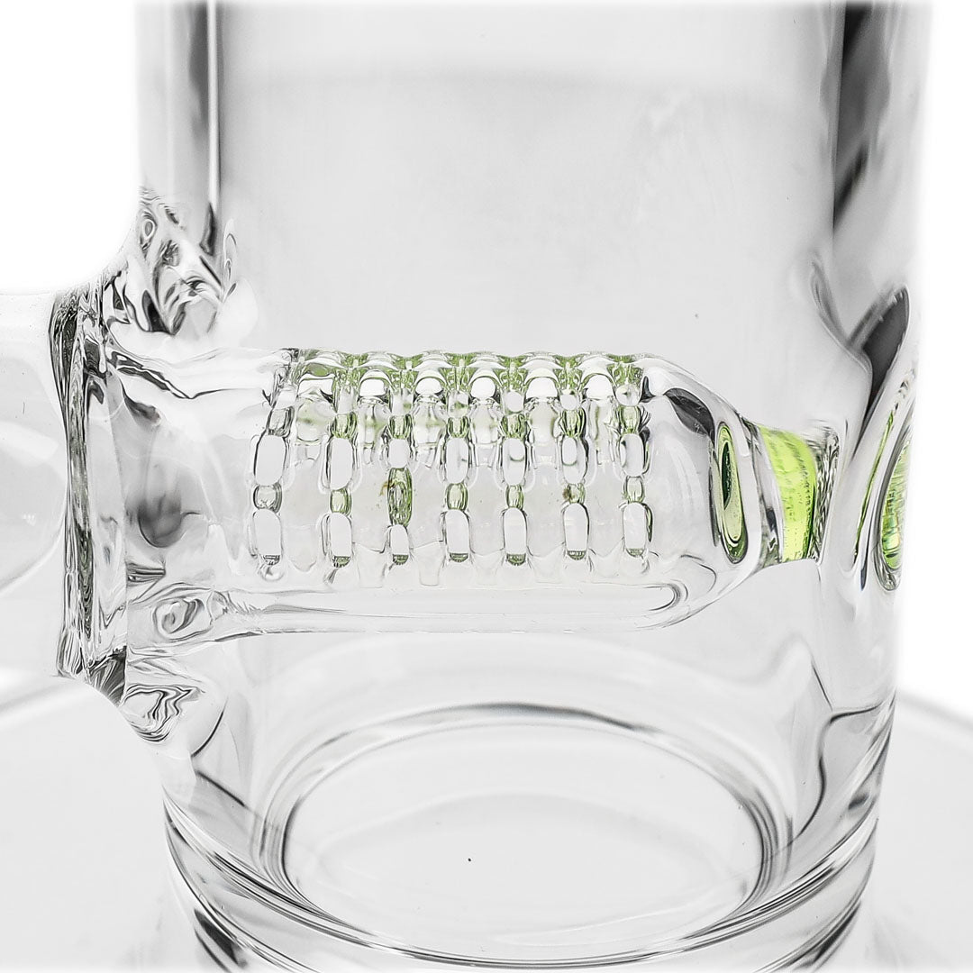Gridded Stemline Bongs by Kenta Kito Glass