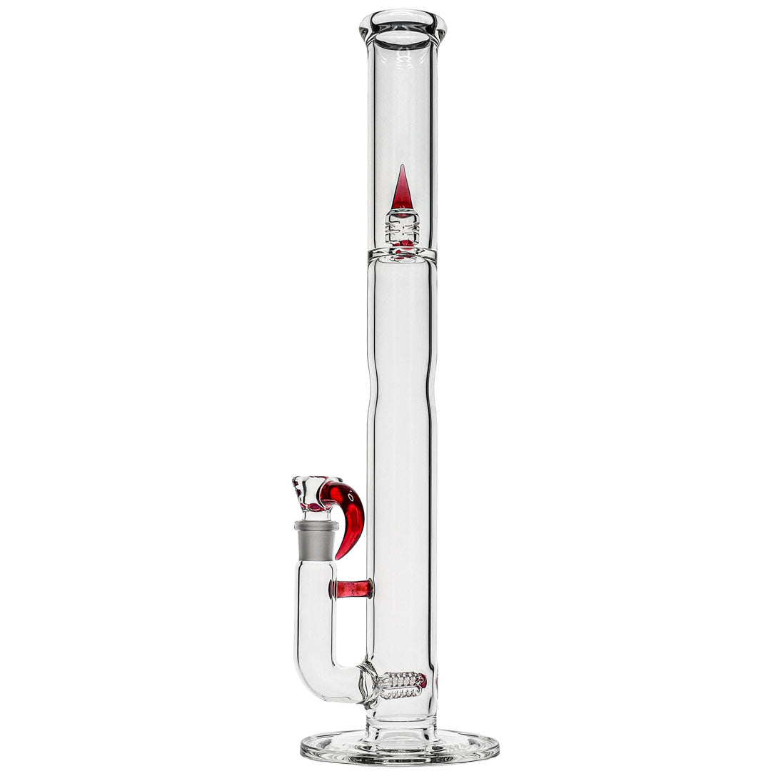 Slim Section Triple Inline Bongs by Kenta Kito Glass