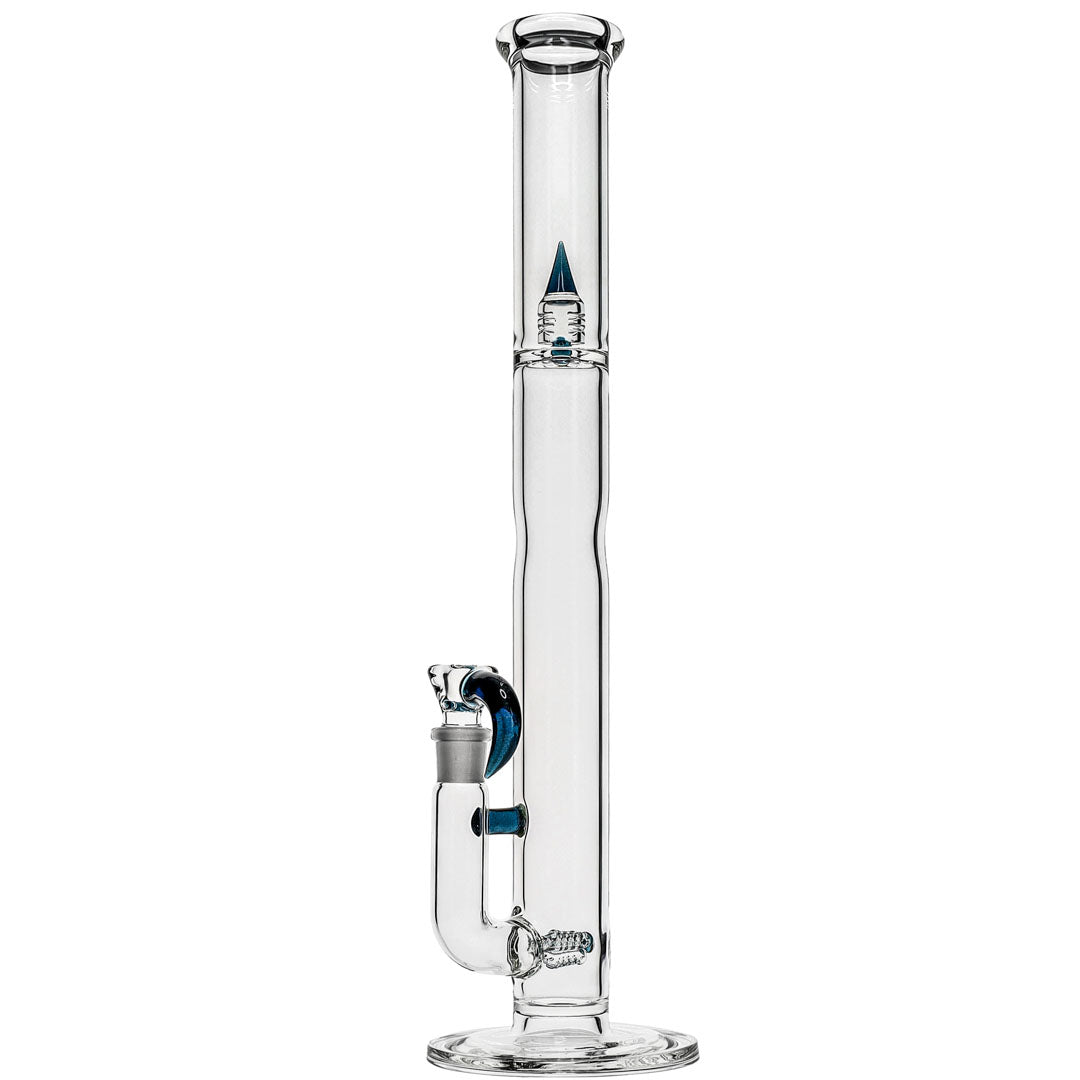 Slim Section Triple Inline Bongs by Kenta Kito Glass
