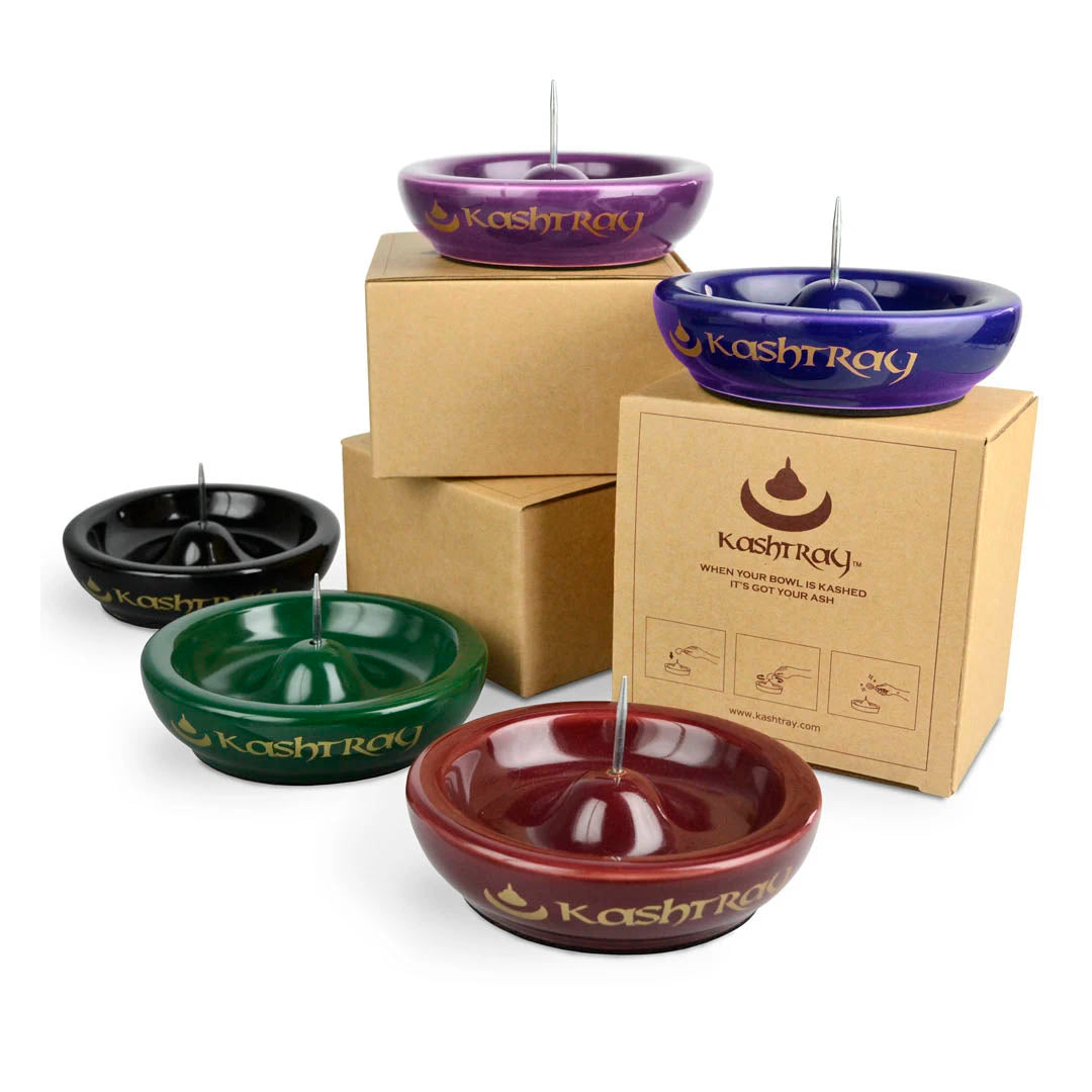 Kashtray Ashtray | Original Ceramic Ashtray with Built-In Poker