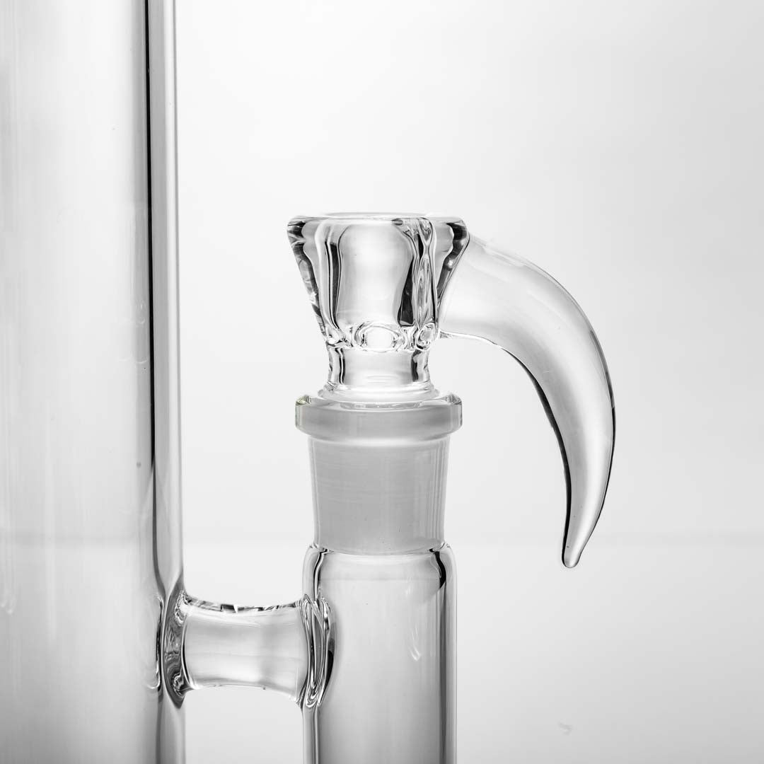 Kenta Kito Glass Clear Gridded Stemline Bongs