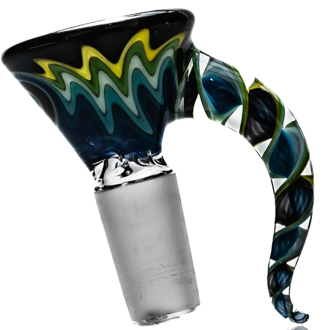 Koji Glass 14mm Martini Bong Bowls with Horn Handle