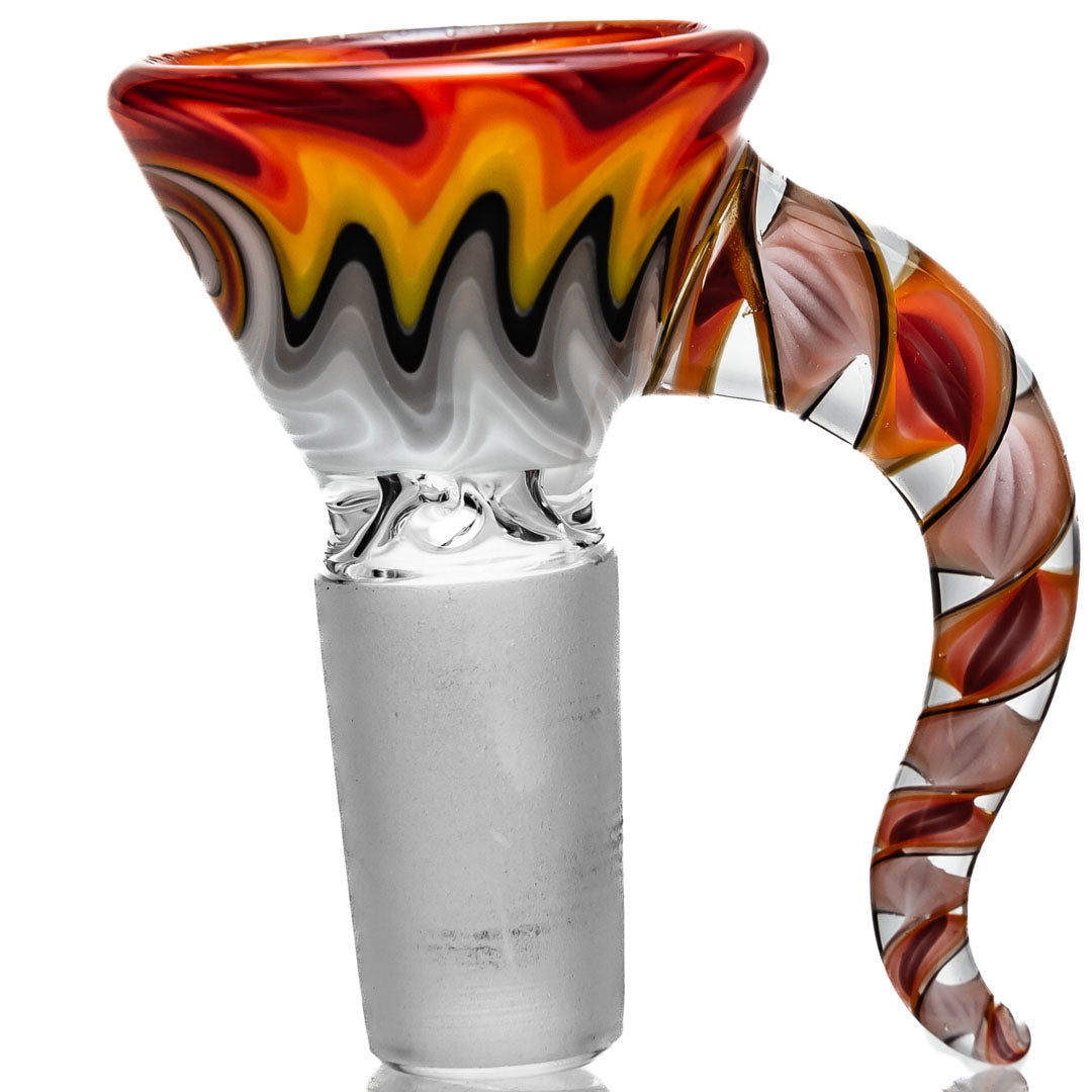 Koji Glass 14mm Martini Bong Bowls with Horn Handle