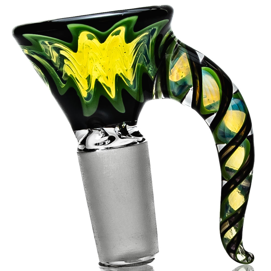 Koji Glass 14mm Martini Bong Bowls with Horn Handle