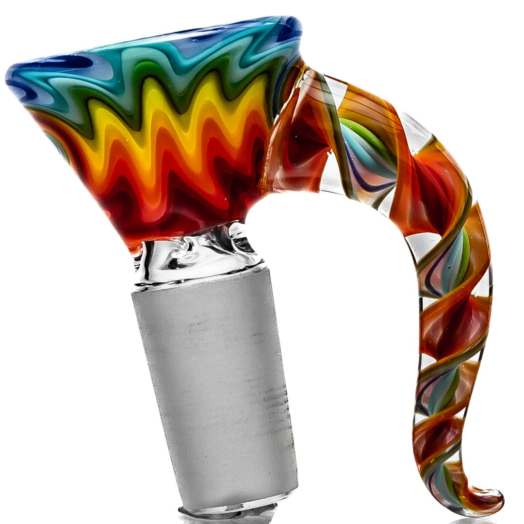 Koji Glass 14mm Martini Bong Bowls with Horn Handle