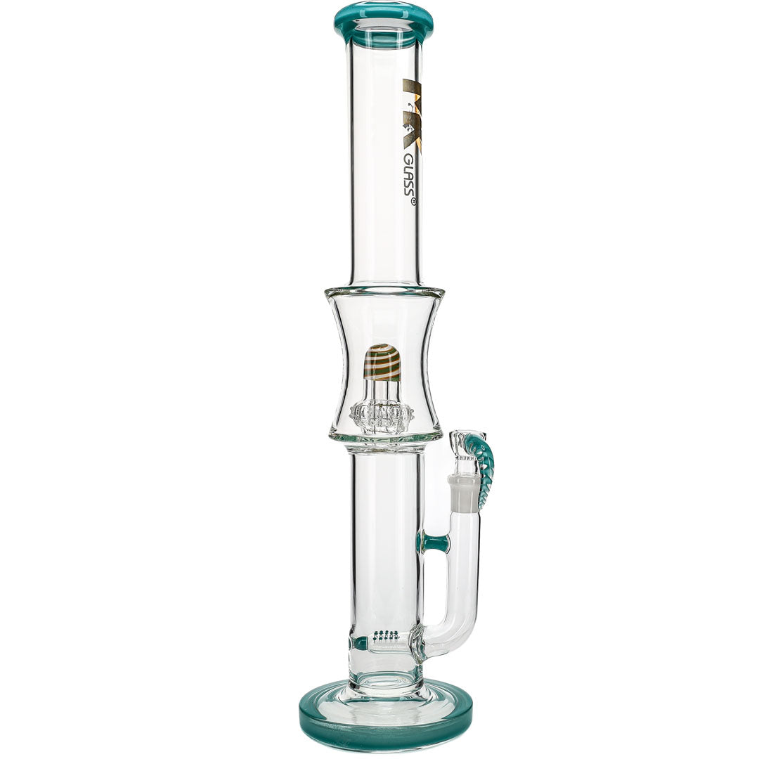 Double Perc Straightshooter Bongs from MK100 Glass