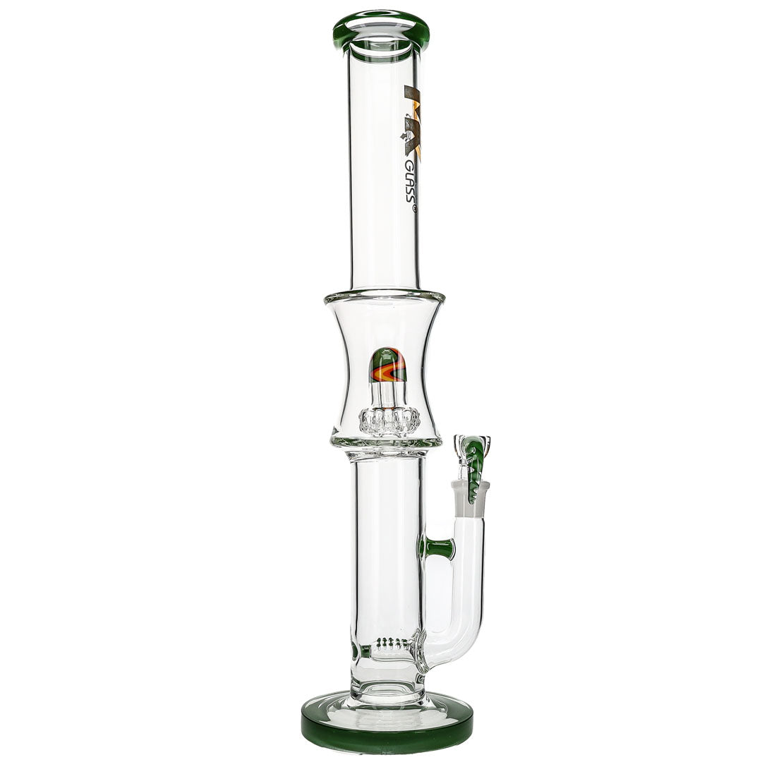 Double Perc Straightshooter Bongs from MK100 Glass
