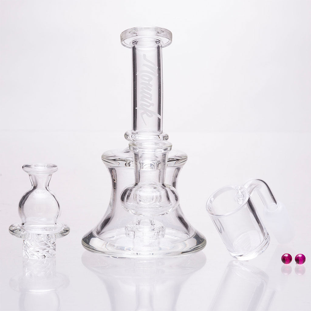 Monark Glass Traveler Dab Rig Set