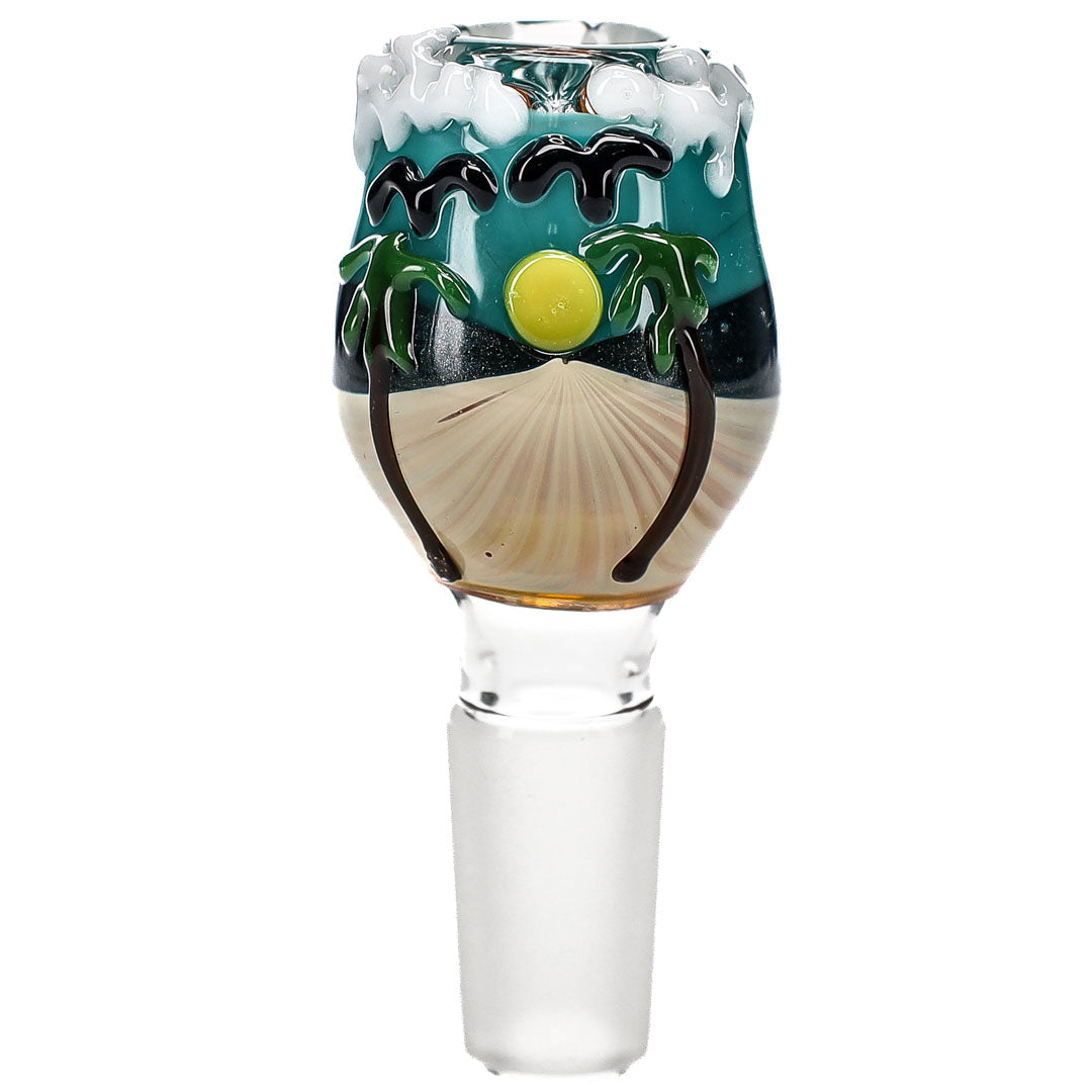Beach Scene Bong Slides by Ben Wilson Glass