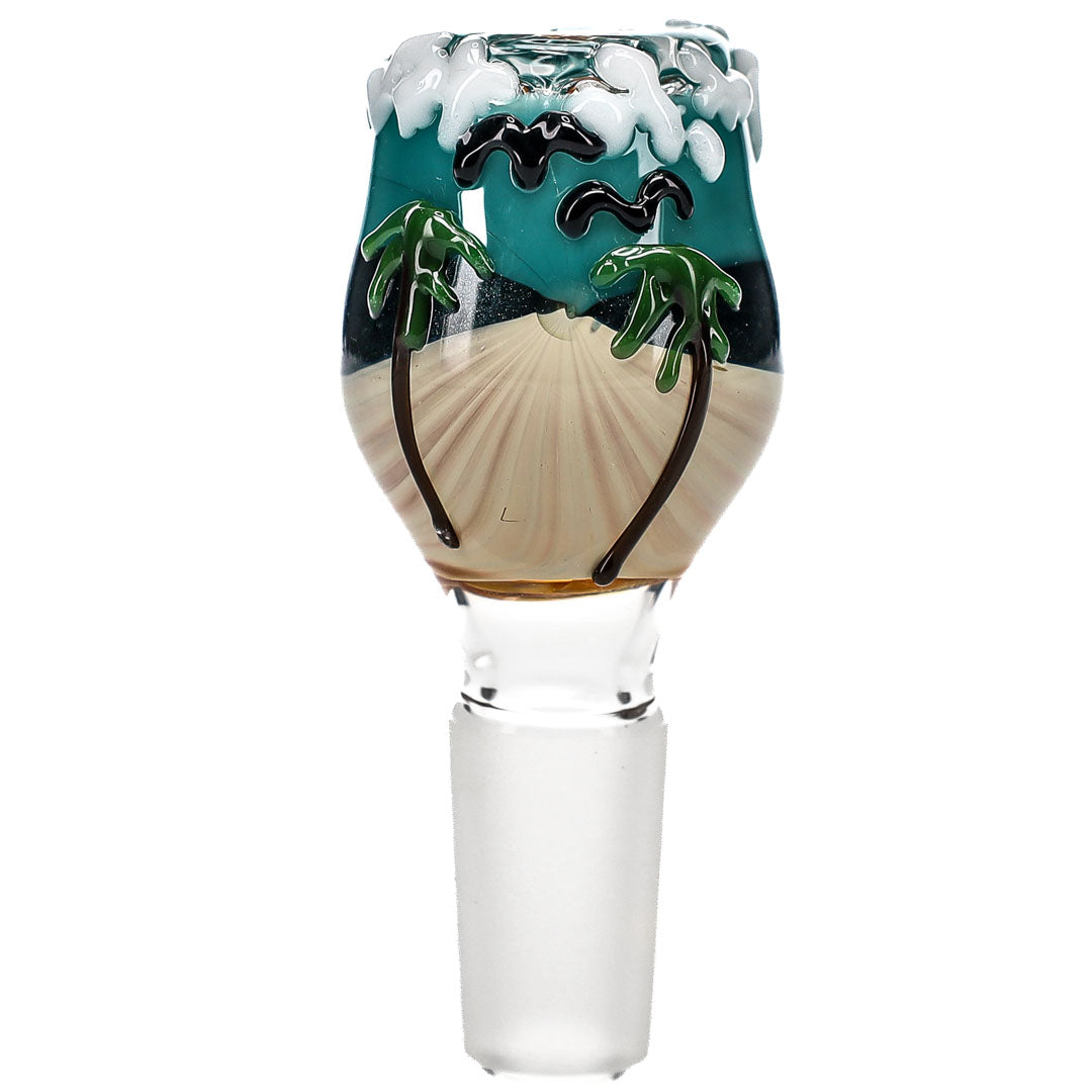 Beach Scene Bong Slides by Ben Wilson Glass