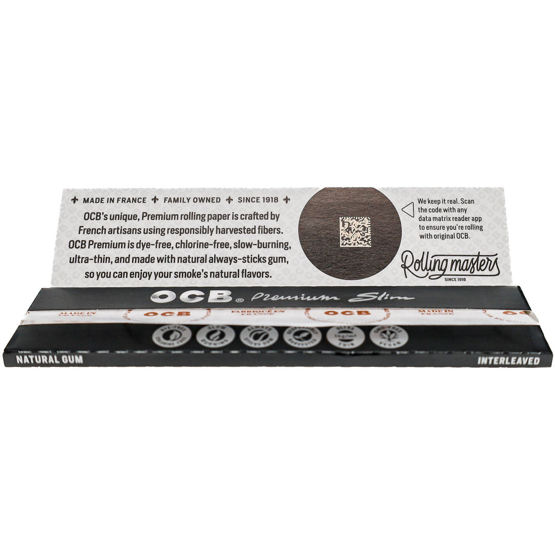 Premium Slim Rolling Papers by OCB