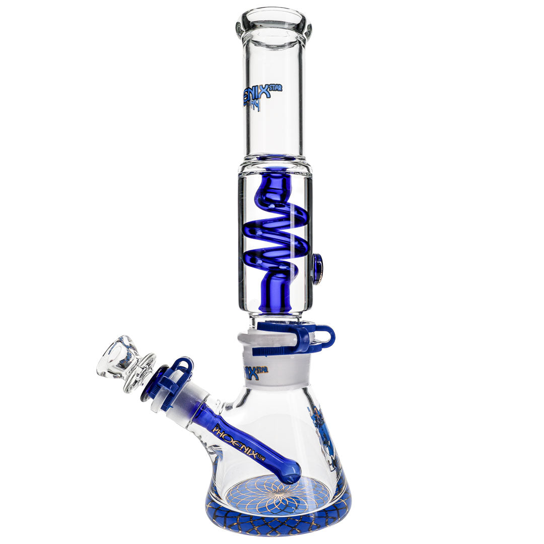 Freezable Glycerin Coil Bongs from Phoenix Star Glass