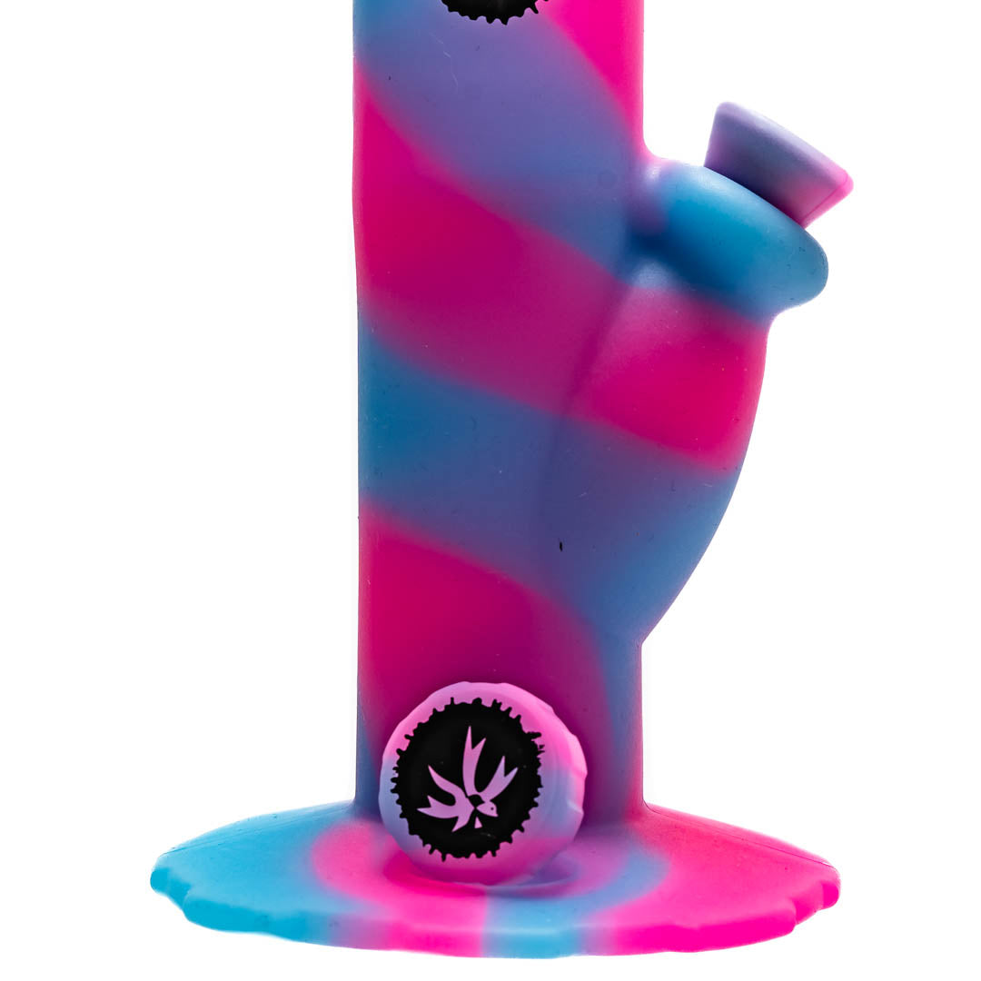 Kermit Silicone Straight Tube Bongs by PieceMaker Gear