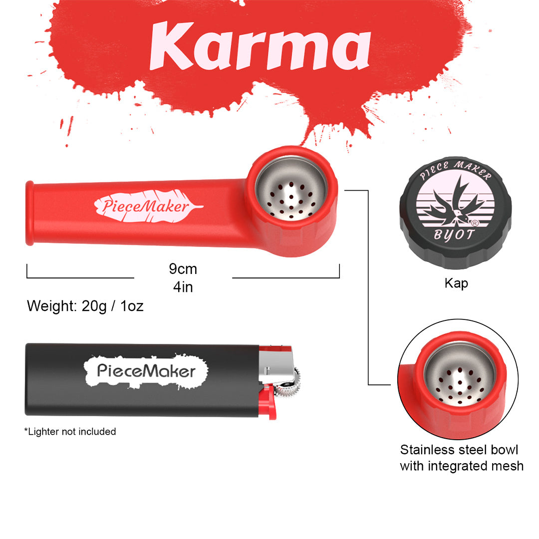 Piecemaker Gear Karma Silicone Pipe Dimensions