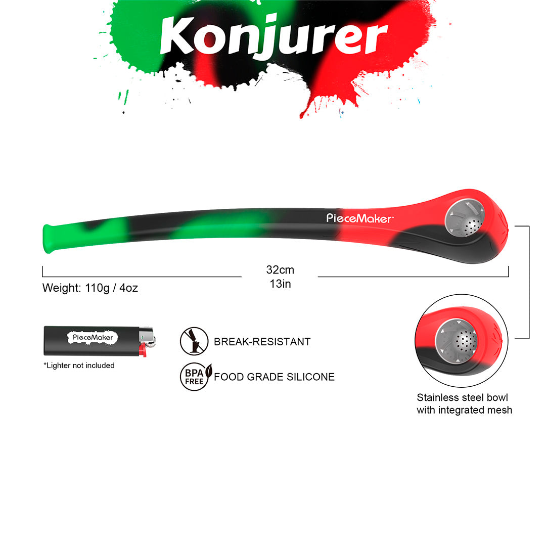 Piecemaker Gear Konjurer Silicone Pipe Dimensions image