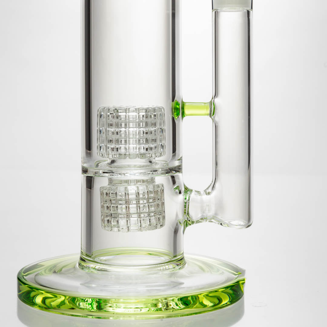 Pulsar Swerve Double Matrix Bongs