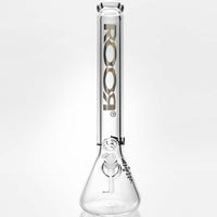 RooR Glass 18-inch 9mm Zeaker Beaker Bong