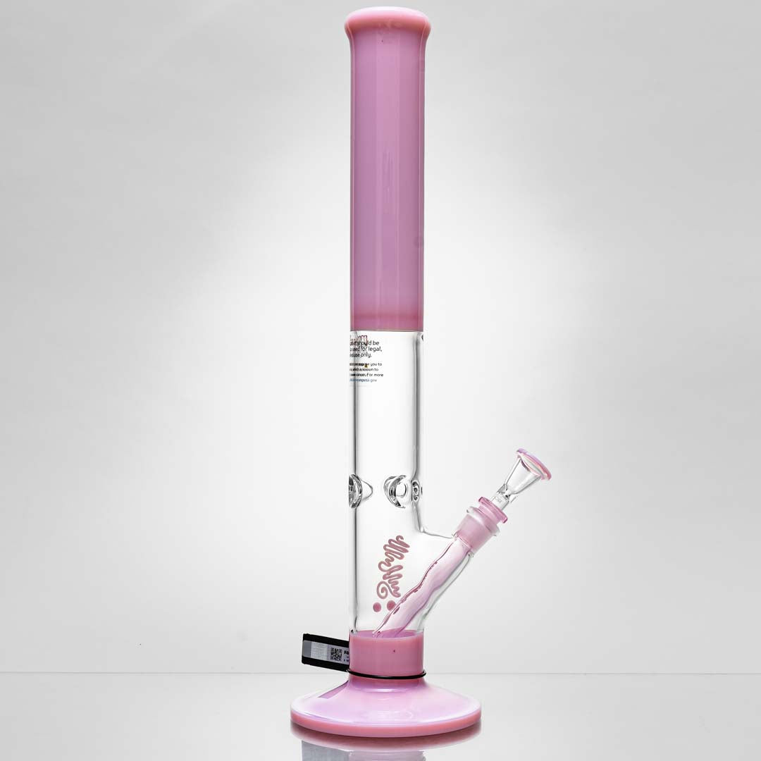 ROOR Glass 18" Cute Pink Straight Bongs
