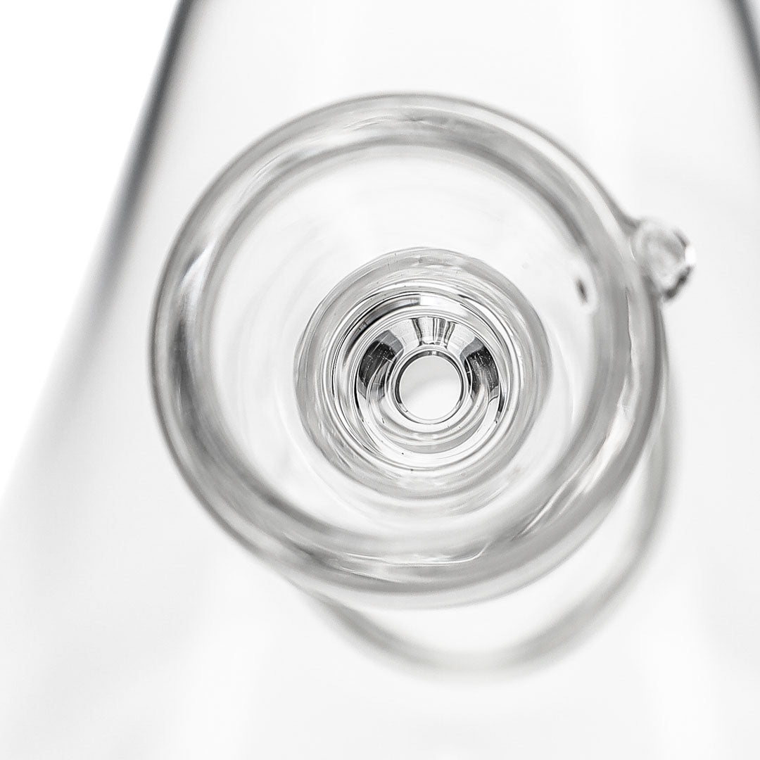 16-inch Medio Glass Beaker Bong by Sheldon Black Glass