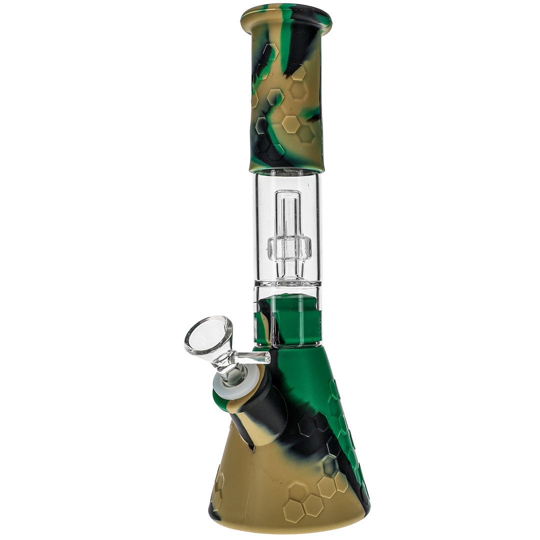 Hybrid Silicone Beaker Bongs by Accurate Glass
