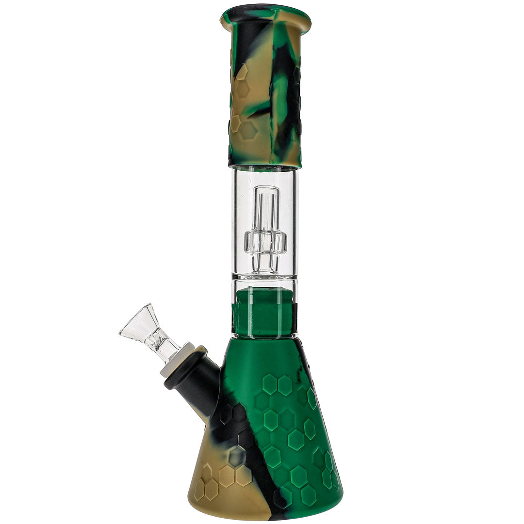 Hybrid Silicone Beaker Bongs by Accurate Glass