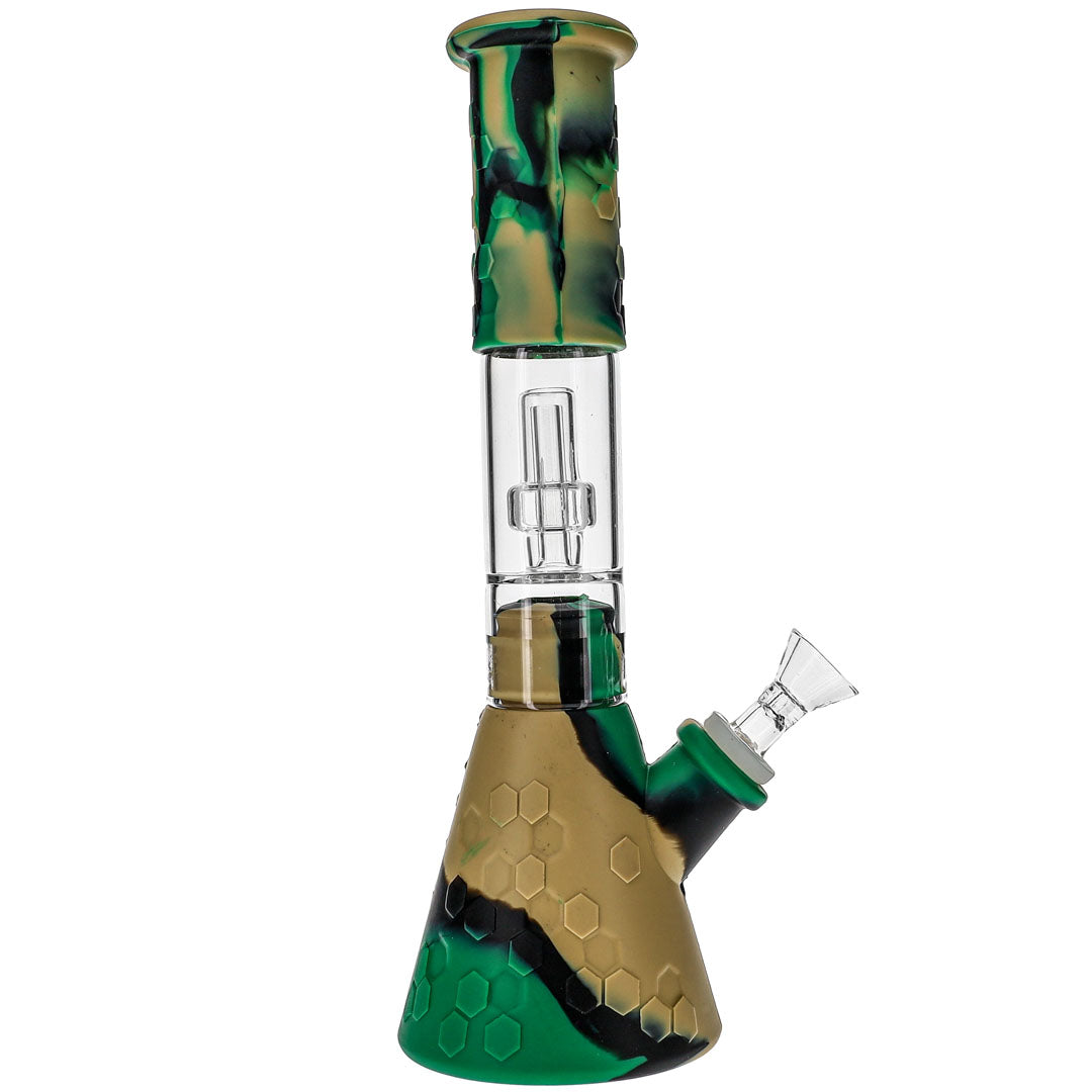 Hybrid Silicone Beaker Bongs by Accurate Glass