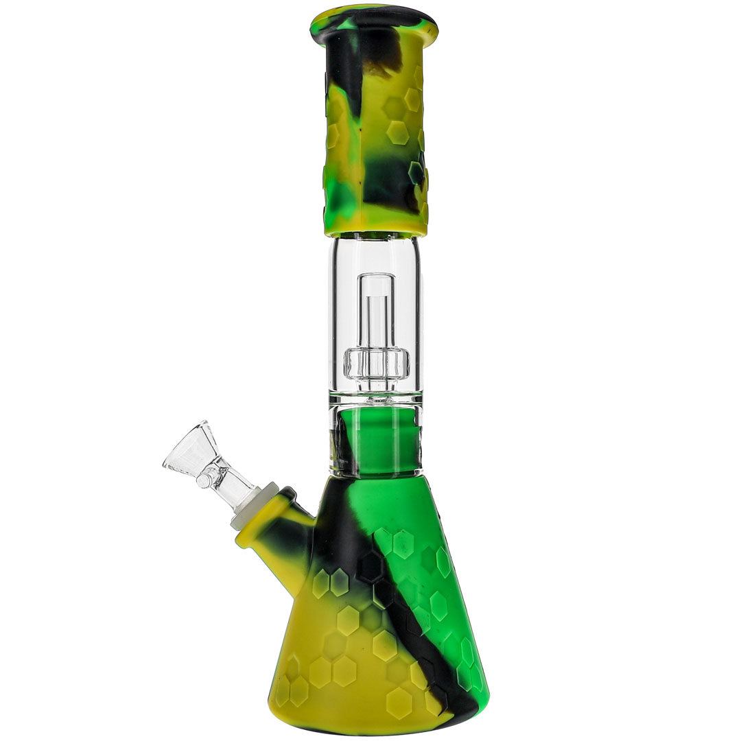 Hybrid Silicone Beaker Bongs by Accurate Glass
