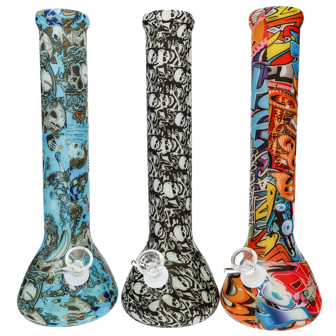Accurate Themed Silicone Beaker Bongs
