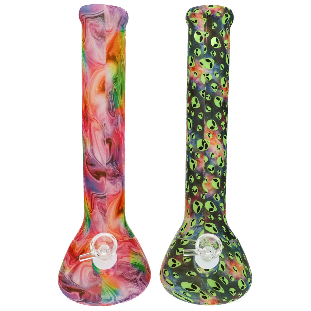 Accurate Themed Silicone Beaker Bongs