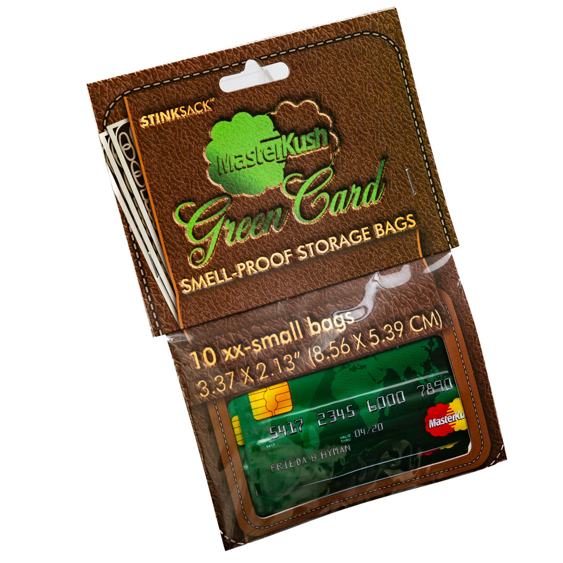 Stink Sack 10pk MasterKush Credit Card Bag