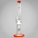Mini 7 to 13-Arm Bong with Worked Caps by Toro Glass
