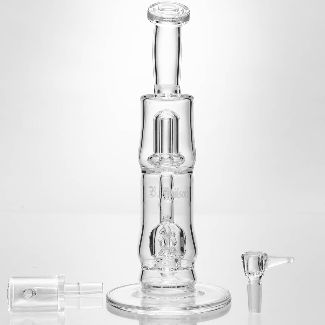 B. Wilson Two Chamber Triple Donut Dab Rig