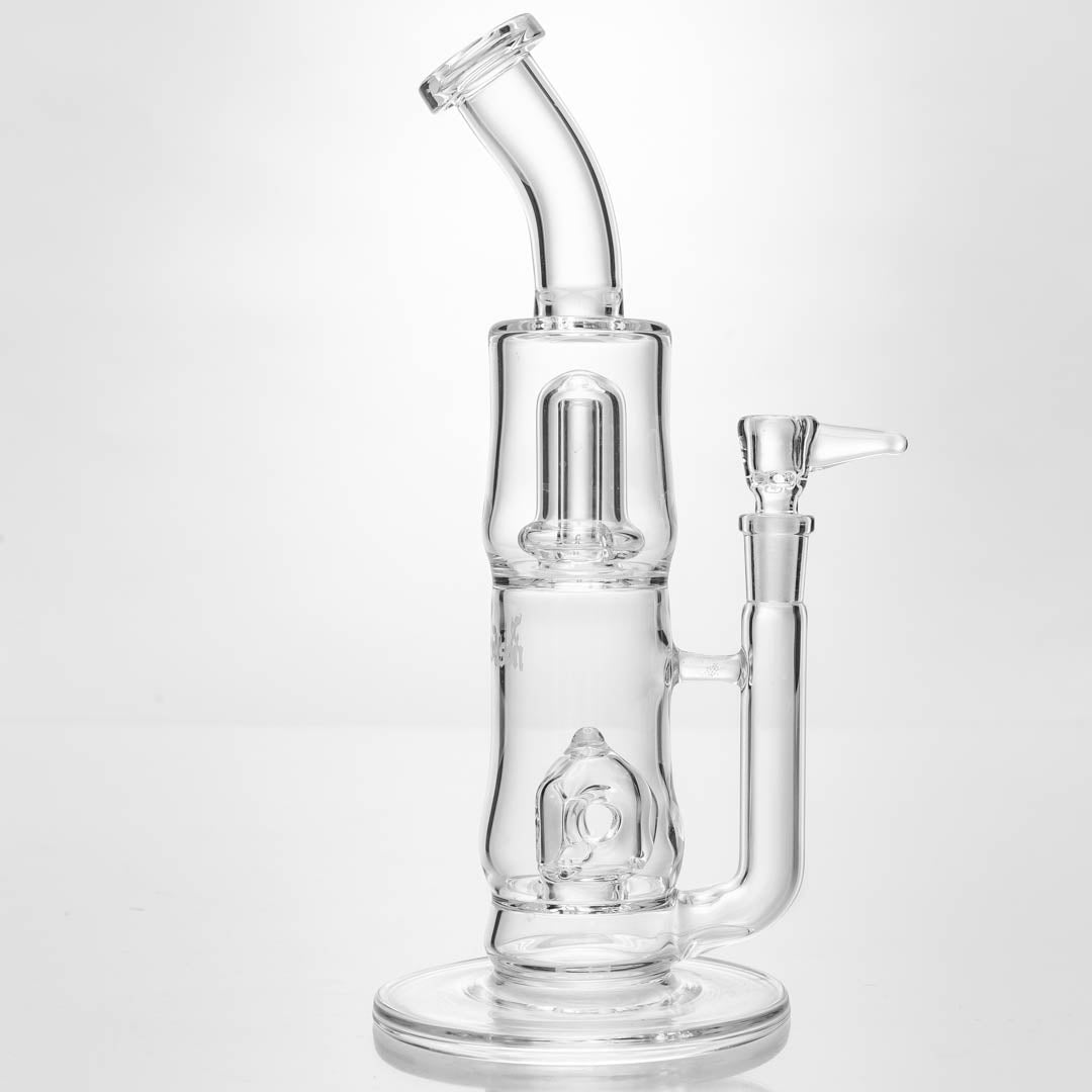 B. Wilson Two Chamber Triple Donut Dab Rig