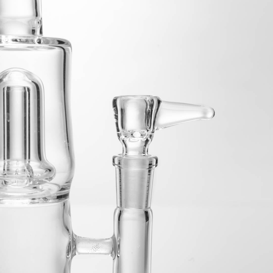 B. Wilson Two Chamber Triple Donut Dab Rig