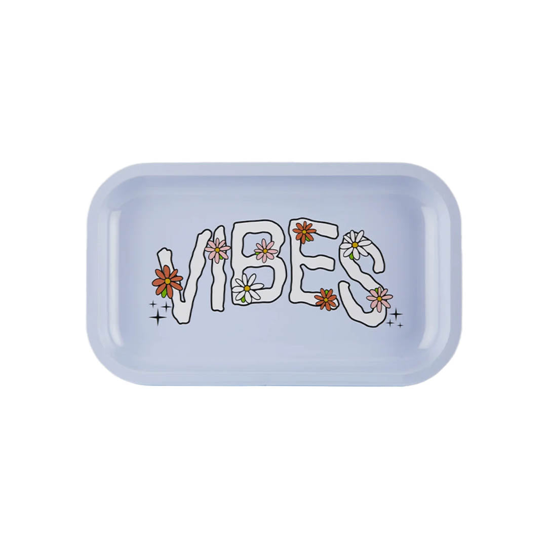 Vibes Papers Daisy Metal Rolling Tray