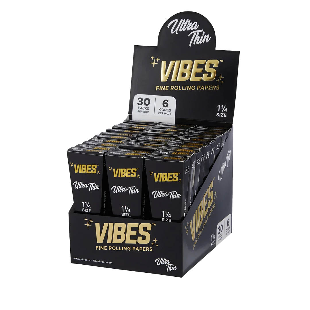 1 1/4" Pre-Rolled Cones from Vibes Rolling Papers