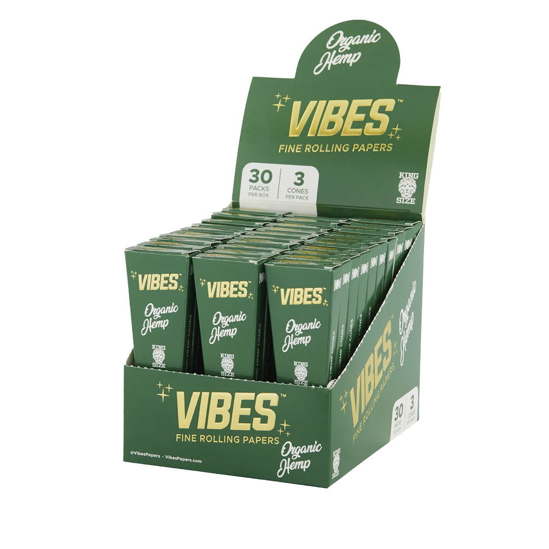 King Size Slim Cones from Vibes Rolling Papers