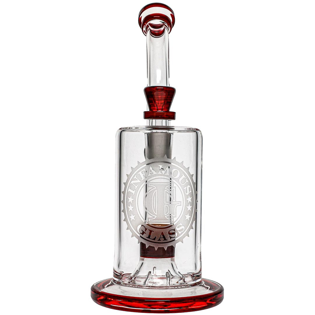 Infamous Glass Diffuser Perc Bubbler Bong image