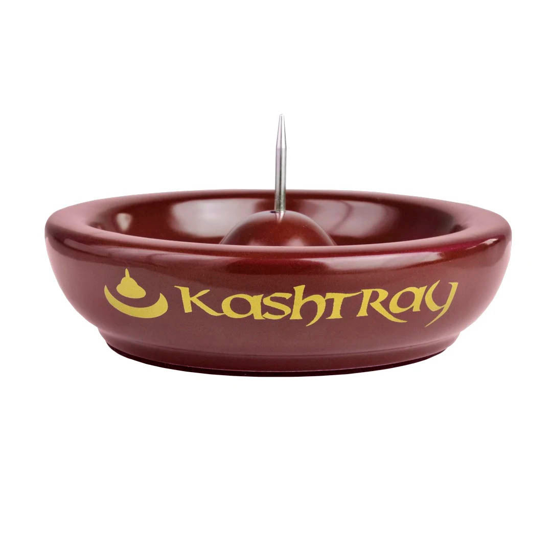 Kashtray Ashtray | Original Ceramic Ashtray with Built-In Poker