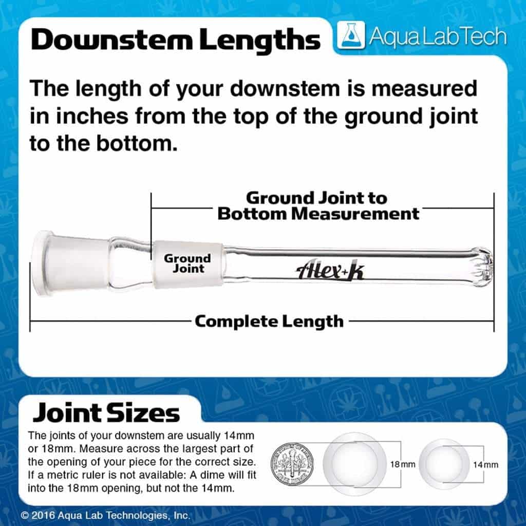 ROOR - 18/18mm 13 Hole Downstems - Aqua Lab Technologies