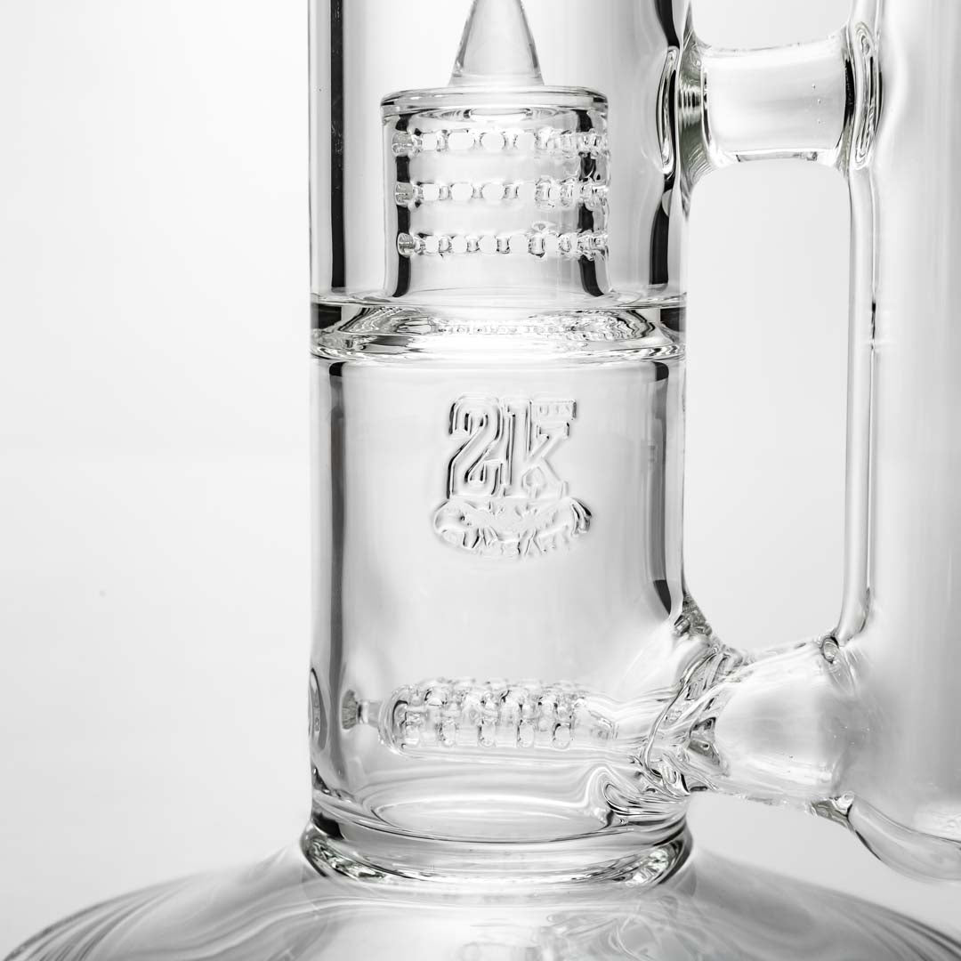 2K Glass Art Dual MeshLine to MeshCap Bongs