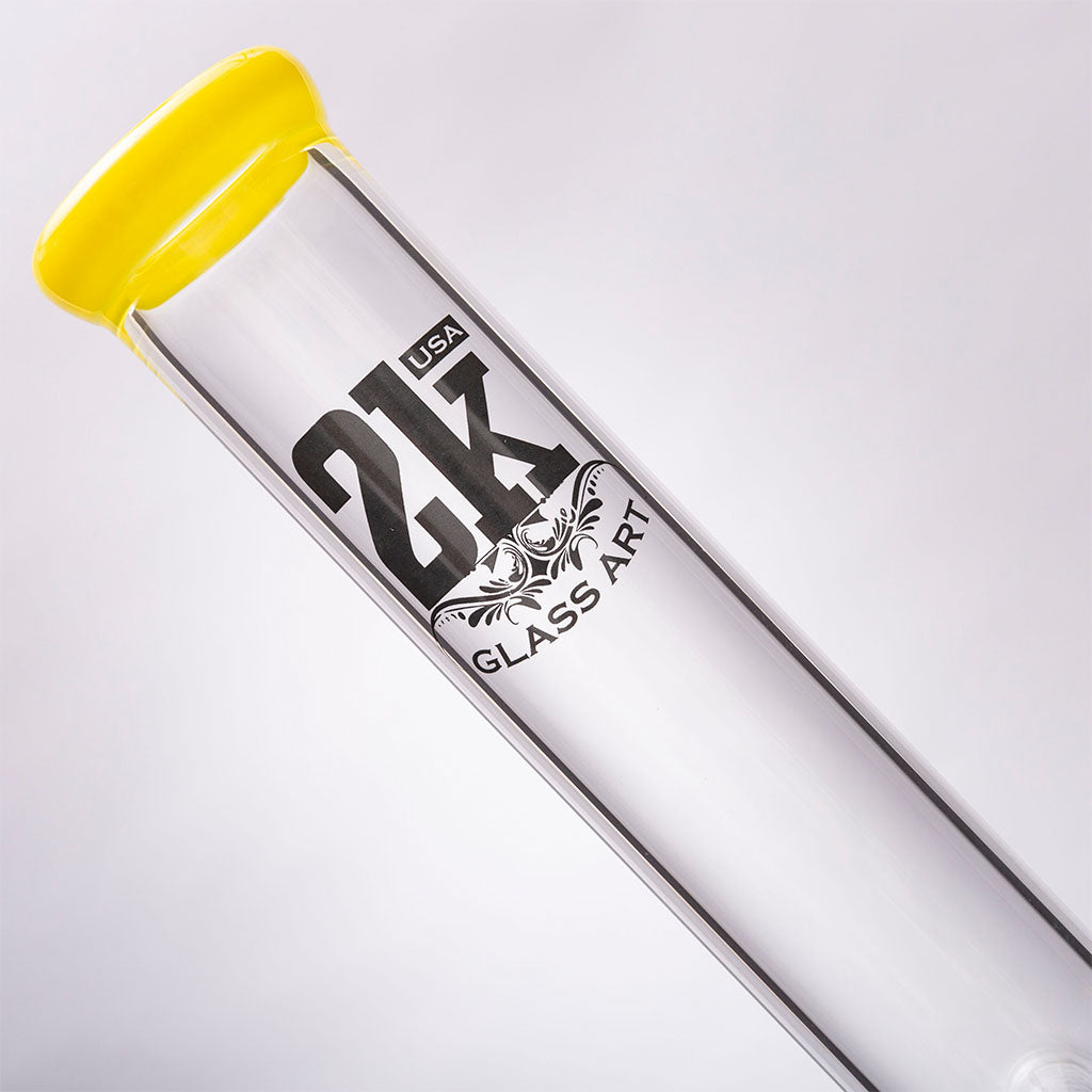 2K Glass Dual MeshLine to Royal Perc Bong