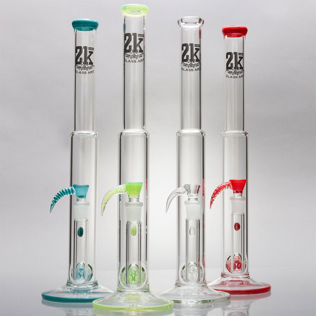 2K Glass Art - Triple MeshLine Perc Bongs image